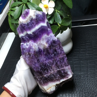 天然梦幻紫水晶原石大块毛料雕刻料扩香石鱼缸造景家居桌面摆件