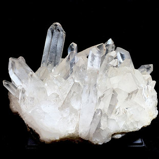 天然白水晶簇原生态绿幽灵彩虹白银山金字塔客厅办公摆件消磁装饰