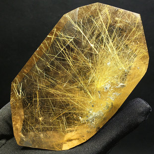 天然水晶金发晶随形钛晶原矿石铜顺发彩虹打磨家居客厅办公桌摆件