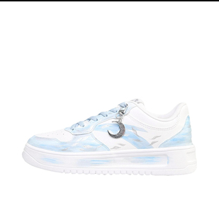 百搭防滑减震低帮板鞋 Anta安踏云履轻蓝时尚 男 球鞋