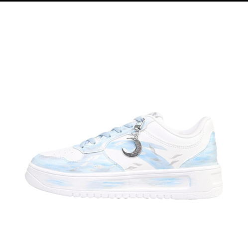 【定制球鞋】Anta安踏云履轻蓝时尚百搭防滑减震低帮板鞋男