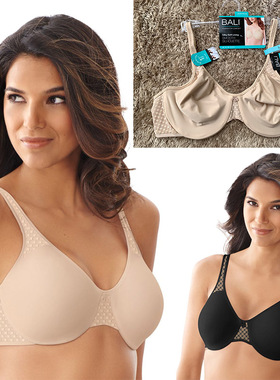 美国代购Bali Passion for Comfort蕾丝超薄大胸显小钢圈文胸内衣