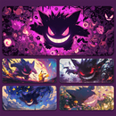 鼠标垫超大耿鬼电脑键盘垫宝可梦动漫办公滑鼠垫男生电竞专用桌垫