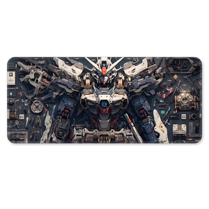 鼠标垫超大高达电脑键盘垫动漫游戏滑鼠垫男生电竞电脑桌垫专用