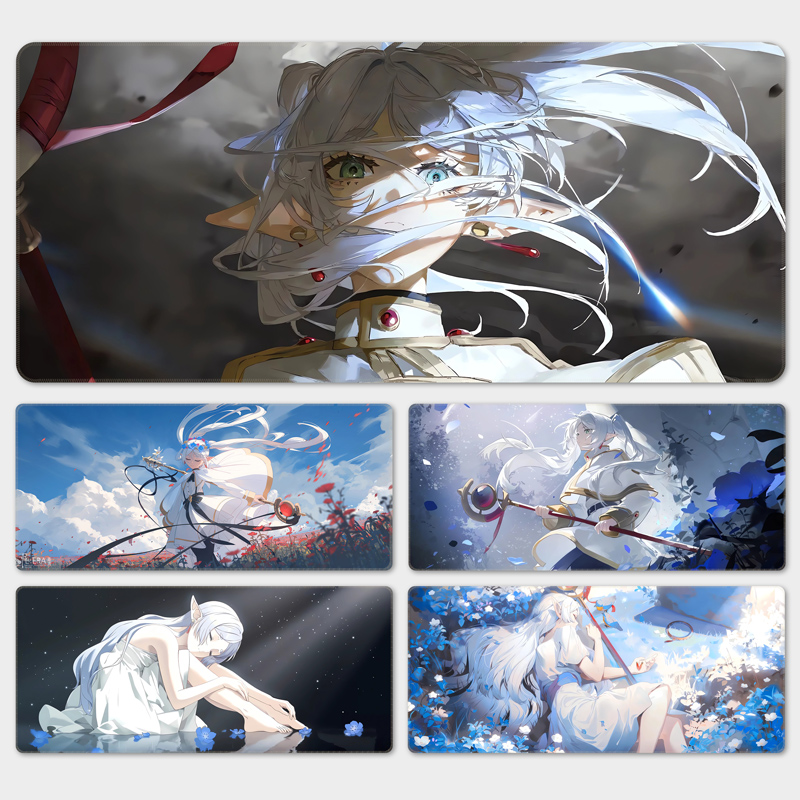 鼠标垫超大芙莉莲游戏专用桌垫