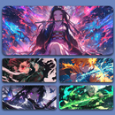 鼠标垫超大鬼灭之刃桌垫电竞游戏键盘垫男动漫电脑宿舍家用滑鼠垫