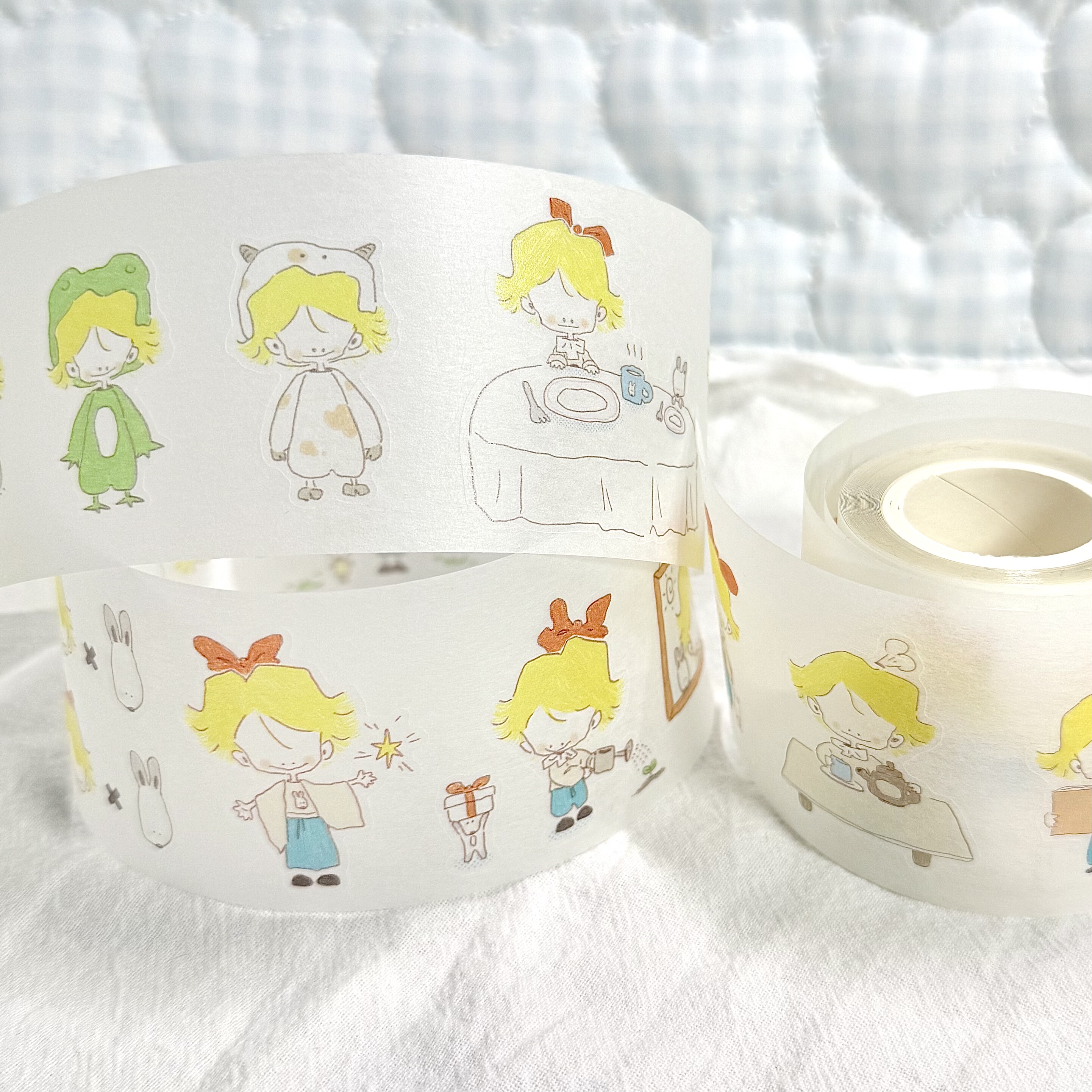 【分装】乌冬商店nono小女孩人物贴纸卷日本和纸胶带手帐素材可爱,文具电教/文化用品/商务用品,和纸胶带,淘宝优惠券,粉丝福利购,淘宝优惠卷