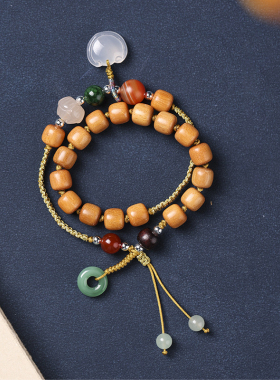 檀香木过手留香手串女