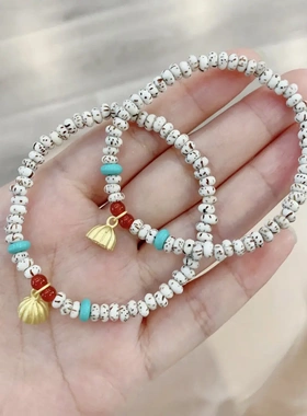 mini星月菩提子女款单圈女款手链 小红书同款mini星月文玩手串