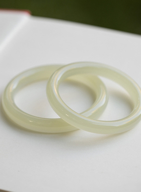 阿富汗玉镯子冰种少女