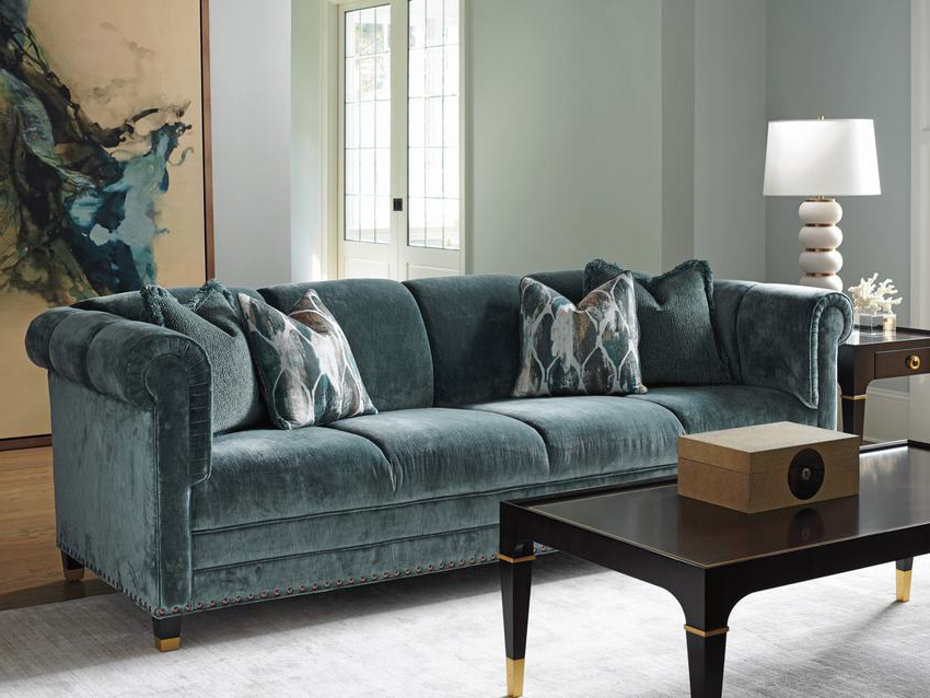 美式风格进口免洗面料客厅沙发