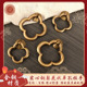 风格 全铜拉手衣柜抽屉鞋 柜中式 全铜把手床头柜黄铜金色小拉手