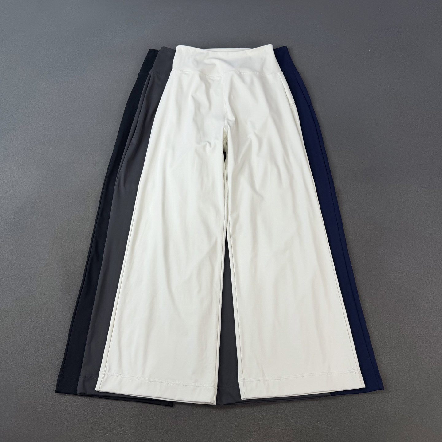 后腰口袋！春夏速干弹力高腰收腹宽松阔腿裤运动健身瑜伽裤长裤女