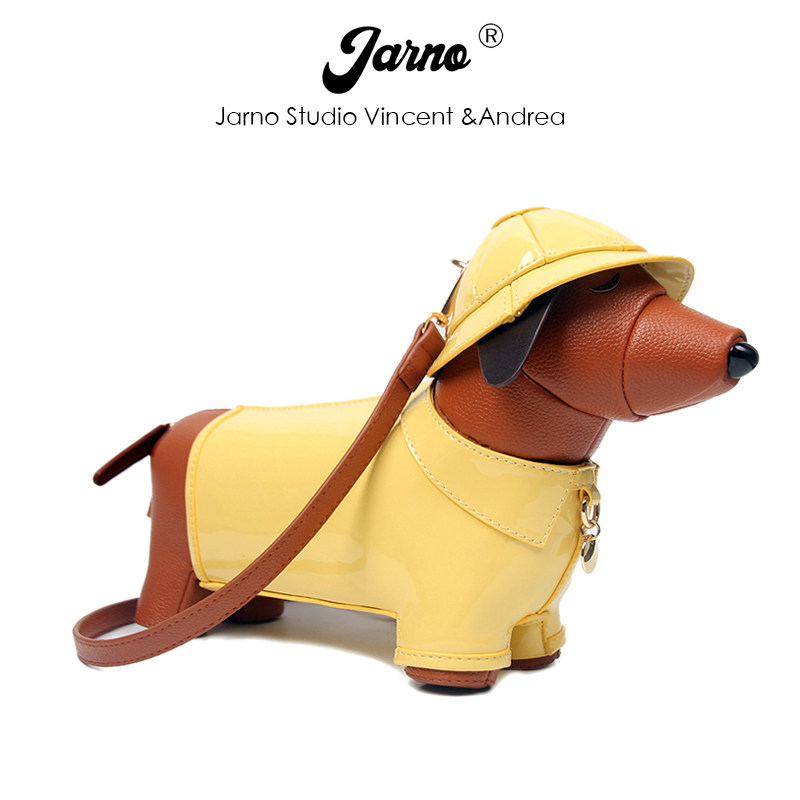 2025春夏新款创意可爱腊肠狗动物造型小狗包包斜挎包设计感小众