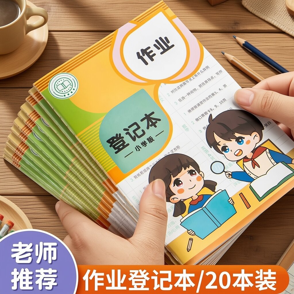 作业登记本小学生记录家庭作业