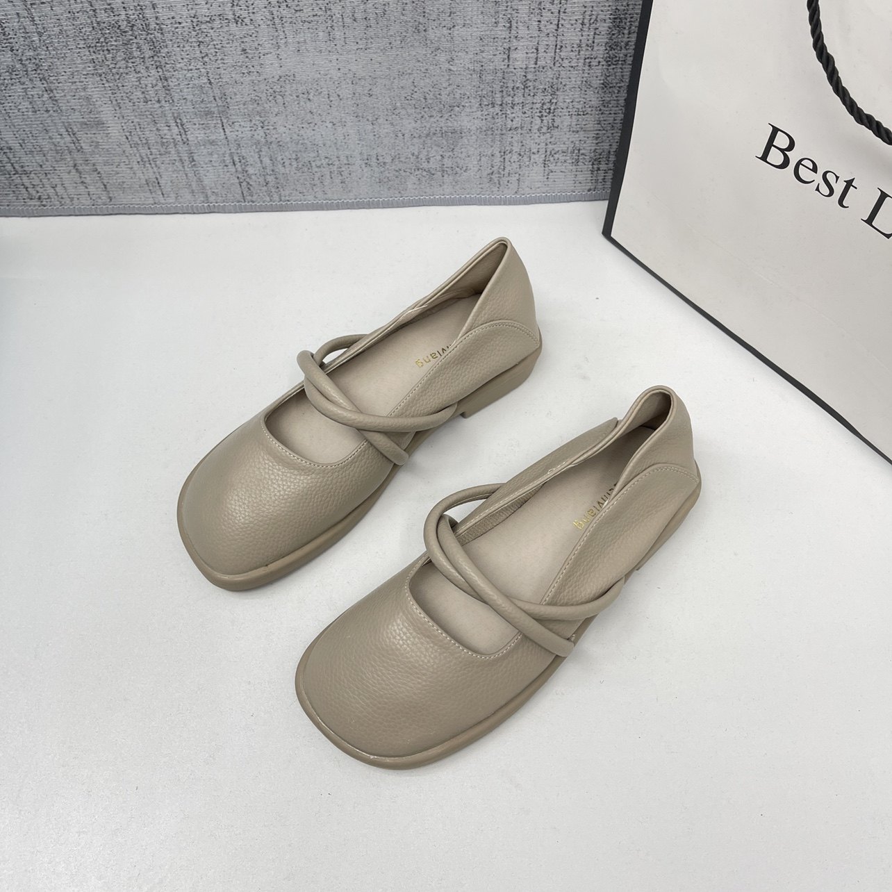 法式玛丽珍鞋女2026新款春秋方头软底单鞋女日系浅口平底,女鞋,浅口单鞋,淘宝优惠券,粉丝福利购,淘宝优惠卷