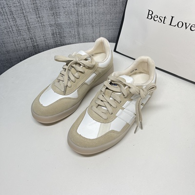 运动板鞋女系带小白鞋德训鞋