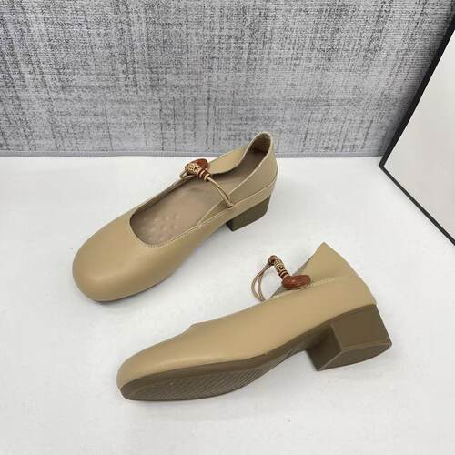 隐形内增高不累脚新中式玛丽珍