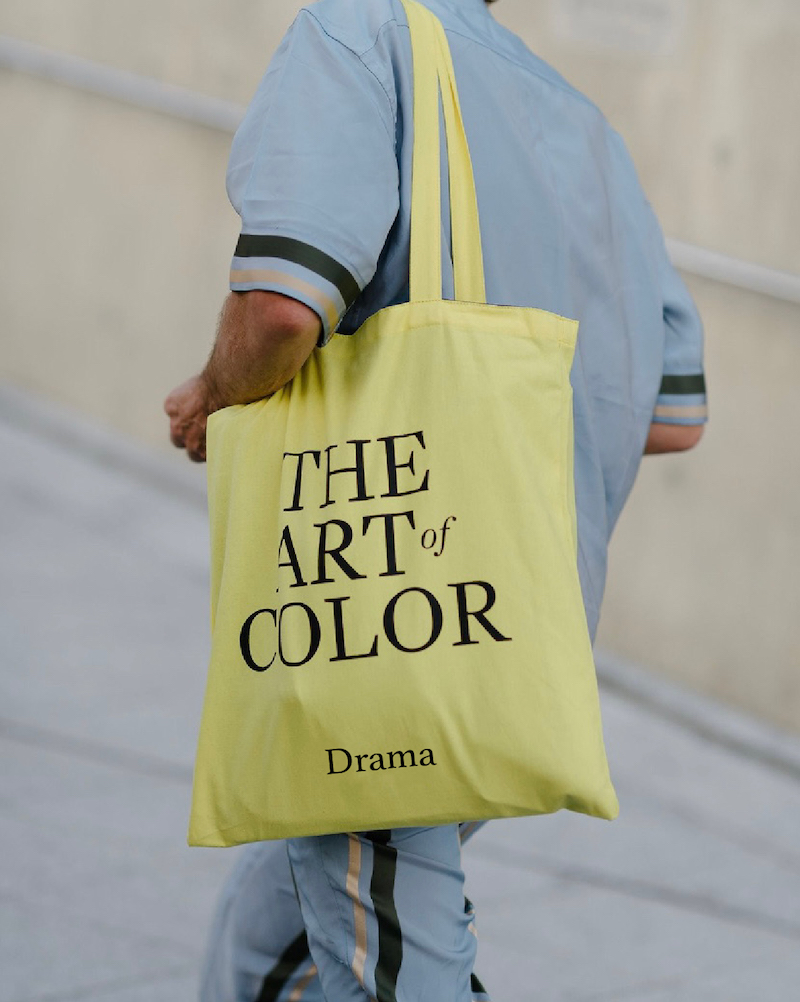 ILLUSION BOY 原创12色Drama字母印花帆布袋彩色趣味logo环保购物