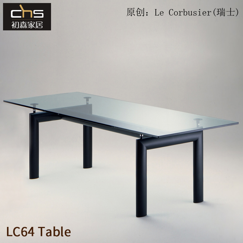 钢化玻璃餐桌初森设计师家具现代