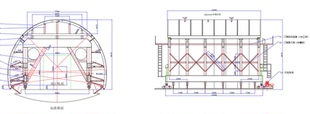 隧道台车 钢结构 验算 midas建模 出计算书 技术服务 定制