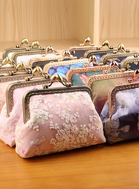 免裁免熨手工口金包DIY材料包10.5cm1片式方形口金包材料包包邮