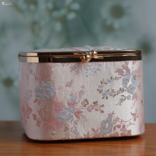 19化妆盒首饰盒diy口金包宋锦自制材料包钥钥手工包包解闷古风