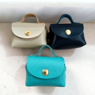 迷你小皮包 铆钉工具需要单独拍 真皮手工DIY