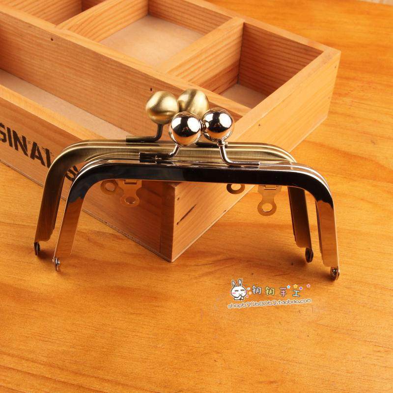 手工拼布艺DIY包包配件14cm银色古铜色梯形无孔口金配螺丝送图纸,居家布艺,缝纫DIY材料套装,淘宝优惠券,粉丝福利购,淘宝优惠卷