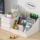 Коробка для хранения косметики, стеллаж для хранения в студенческом общежитии, бытовой настольный выдвижной ящик, полка большой емкости для средств по уходу за кожей mini 2