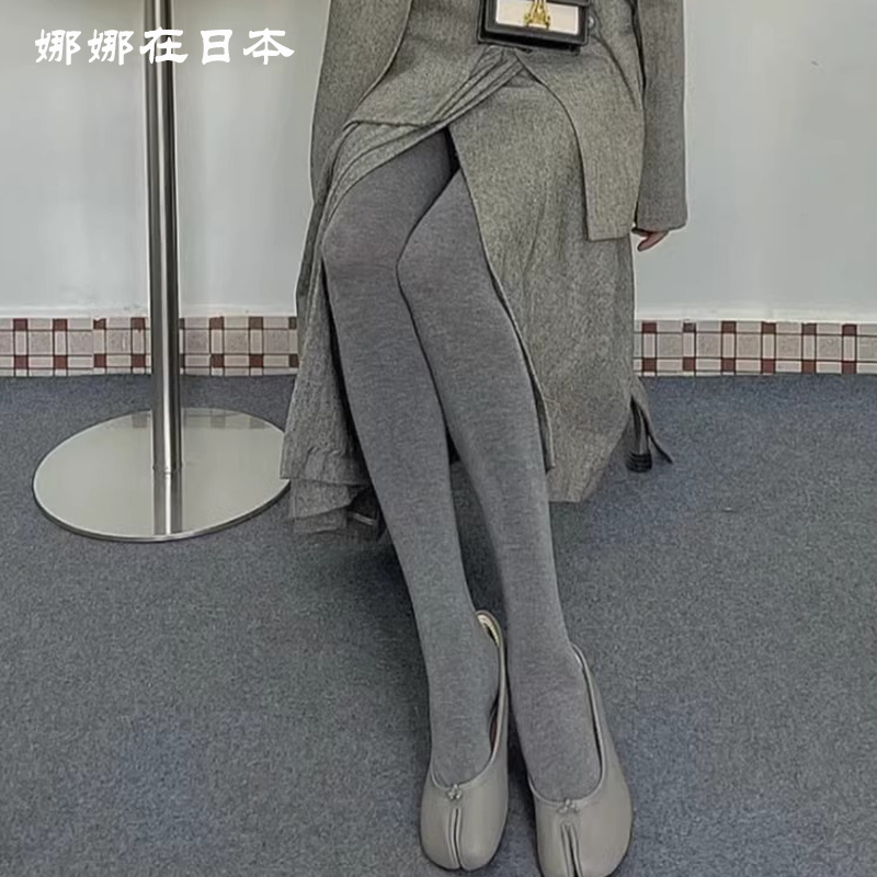 莫兰迪打底袜张元英同款燕麦烟灰