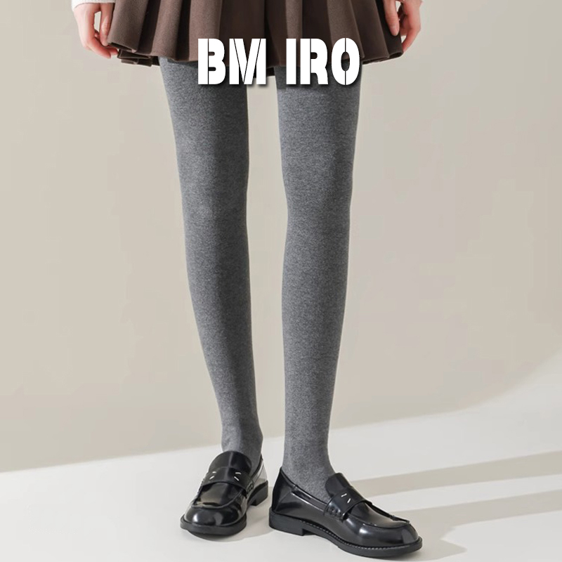 深灰打底裤女外穿胖mm大码加厚绒