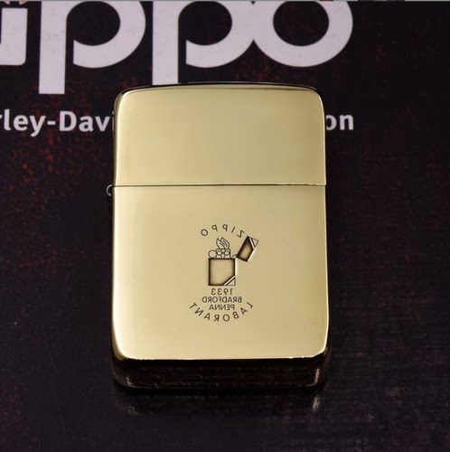zippo1941复刻纯铜纪念小金砖18K