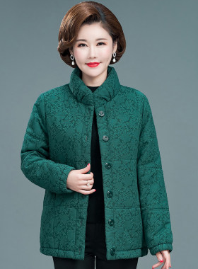 中老年棉服女装加厚棉衣纯棉