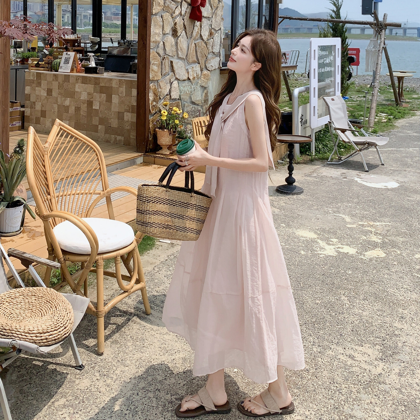 其他新款上市优质精品甩卖版型无袖旅游天丝女士夏季女装女士精