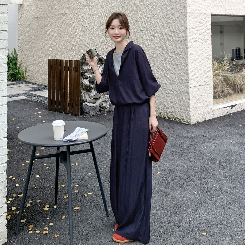 卡其色优质复古长袖外穿衬衫女秋新款韩版宽松显瘦小个子气质衬衣