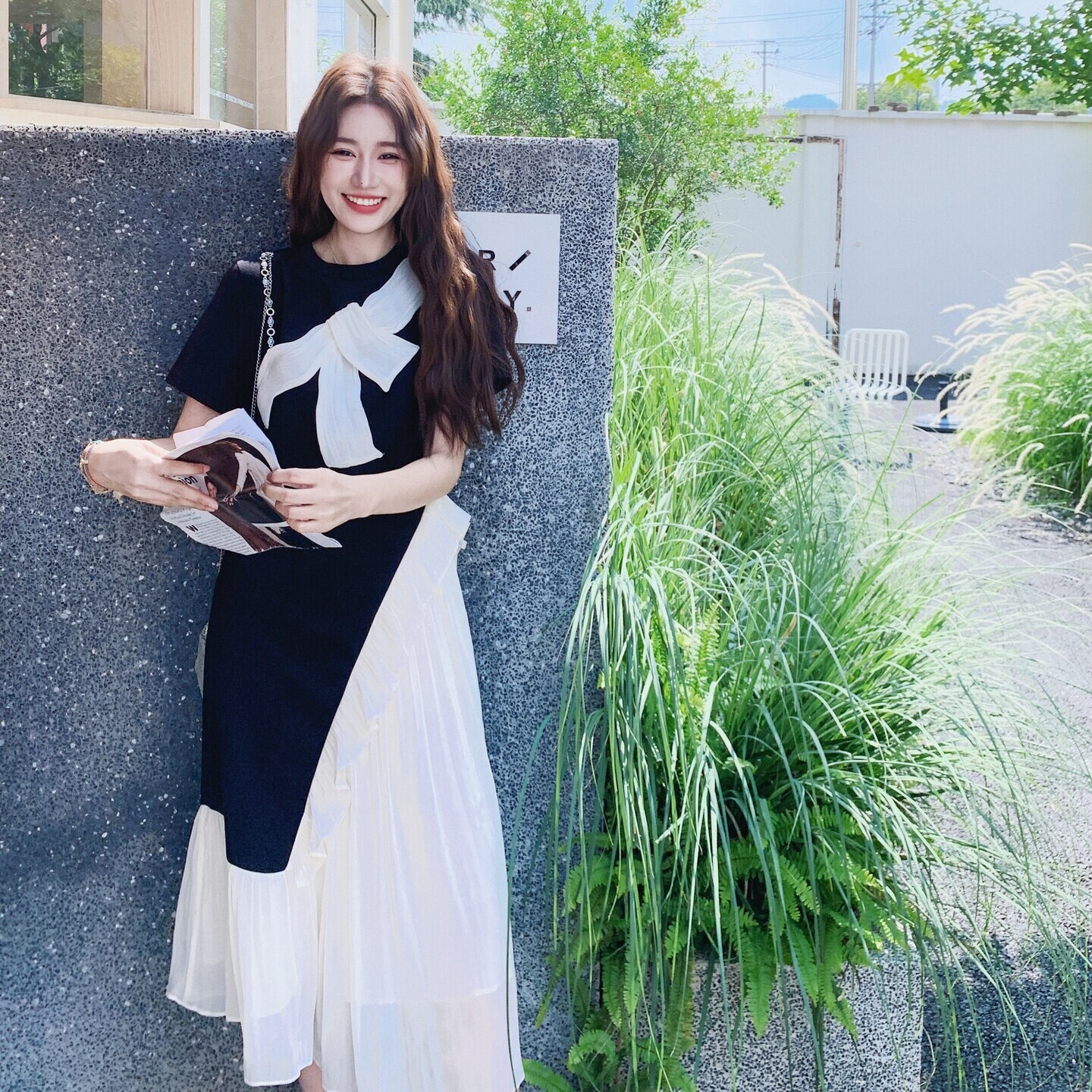 夏季包臀显瘦优质ins风度假精品X版型宽松疯狂促销女士新款结拼接
