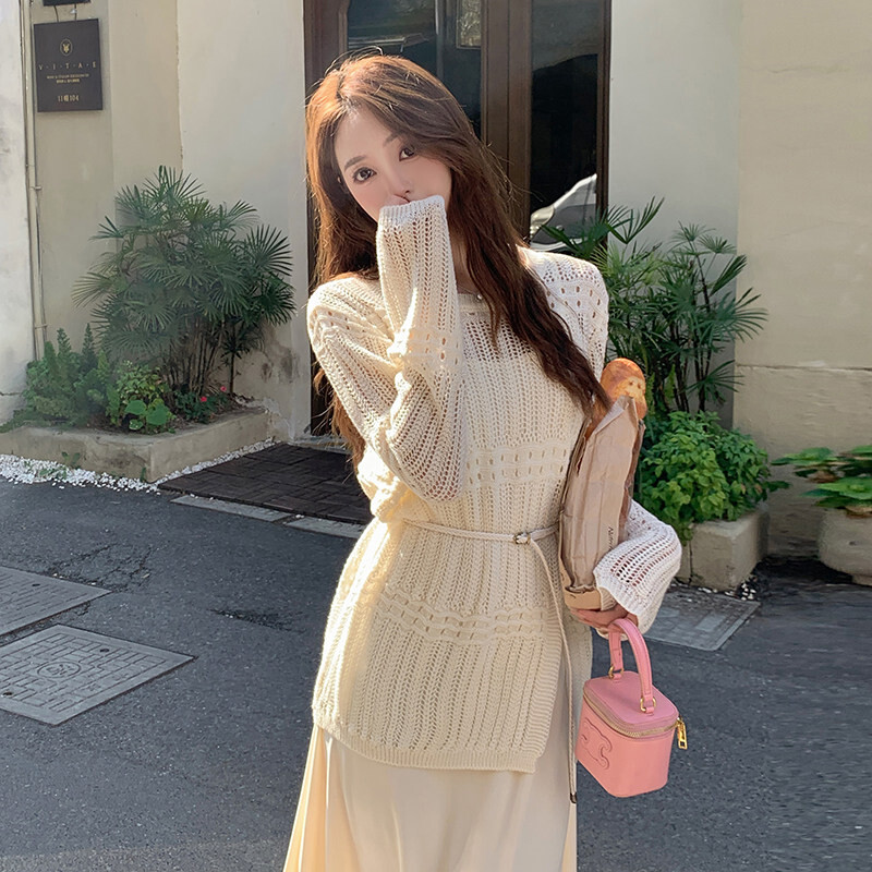 法式轻熟风御姐罩衫吊带套装连衣裙女春季氛围感韩系绝美两件套