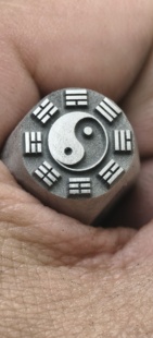 太极八卦盘八卦图錾刻錾子钢印吉言手镯打金专用花錾