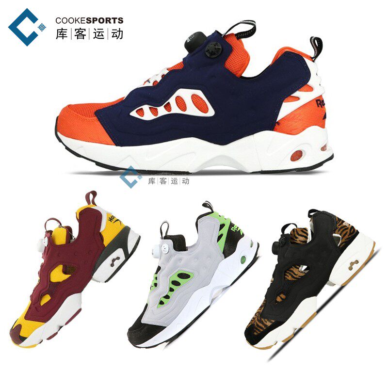 库客 reebok 锐步休闲复古充气运动跑步鞋男鞋女鞋aq9213 aq9213