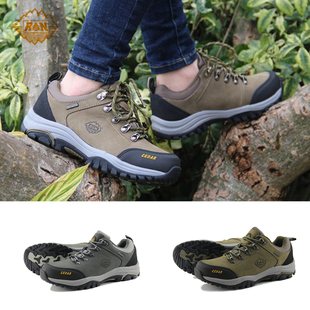 雪松登山鞋女防水防滑透气耐磨专业徒步鞋户外轻便男款运动鞋子