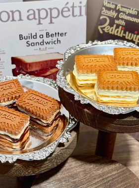 定制立体Lotus饼干仿真食玩微缩树脂配件材料摆件场景