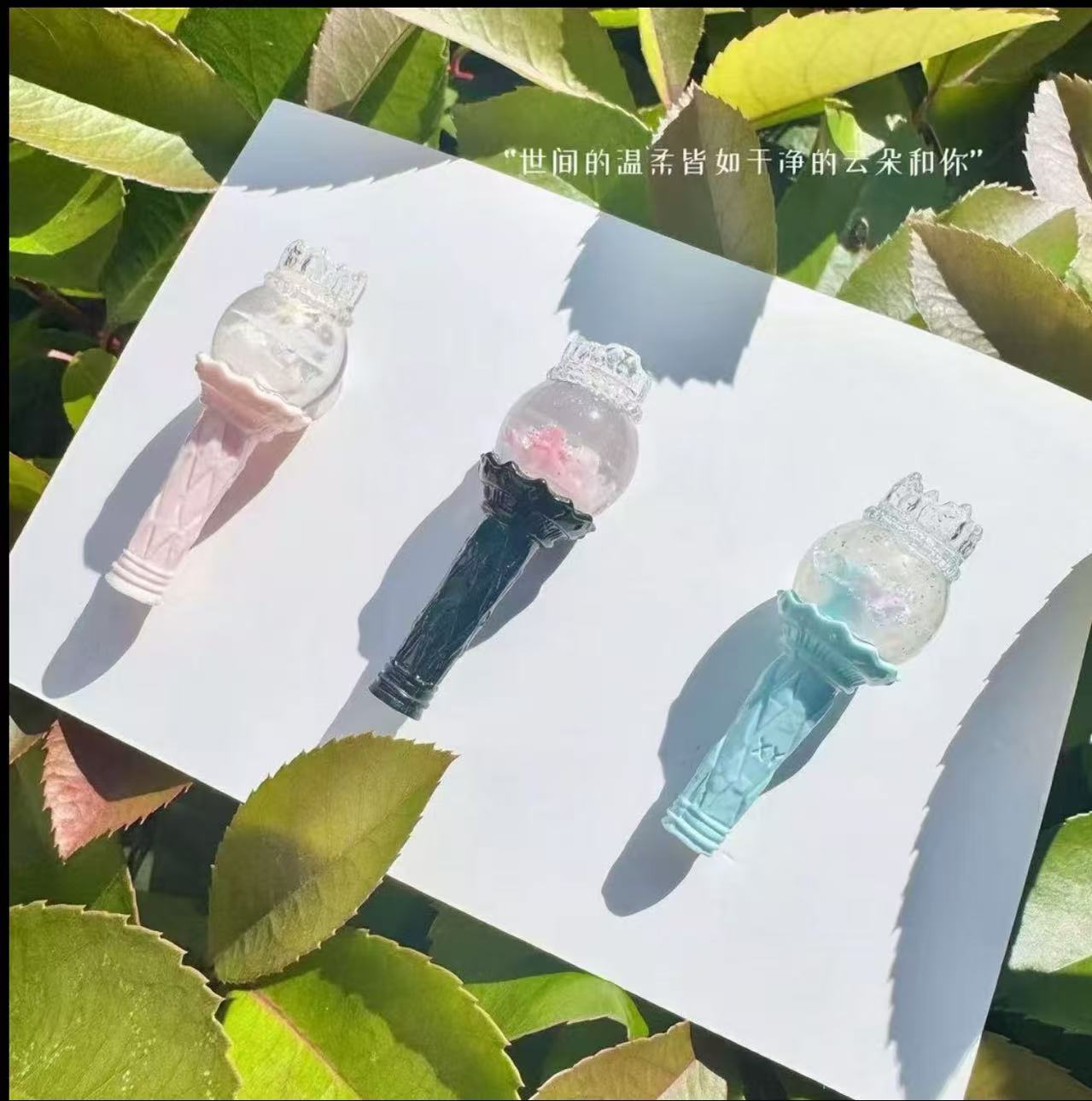 定制魔法棒仿真食玩微缩树脂配件奶油胶材料摆件手工