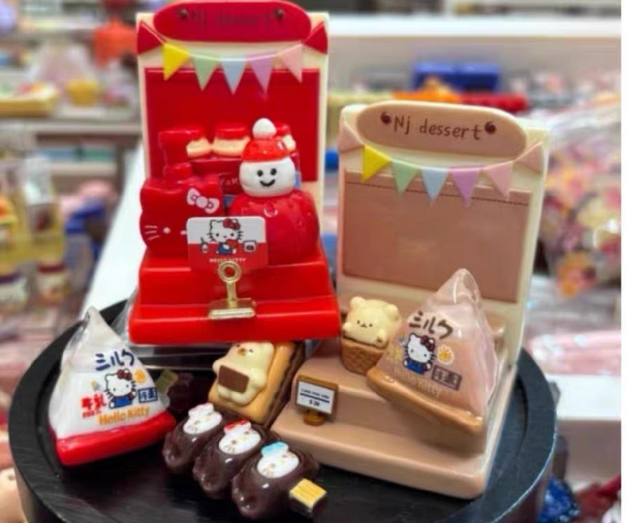 定制甜品台仿真食玩微缩树脂配件奶油胶材料摆件手工