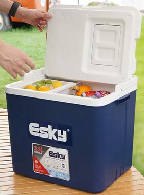 esky保温箱家用车载户外冷饮食品保鲜箱便携商用摆摊保冷箱冷藏箱
