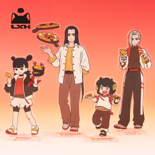 罗小黑丨大电影2聚餐系列亚克力立牌小黑无限鹿野摆件