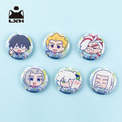 罗小黑丨愚人节双闪徽章马口铁吧唧小黑无限鹿野电影人物周边