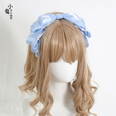 日系人鱼姬日常优雅蝴蝶结头箍