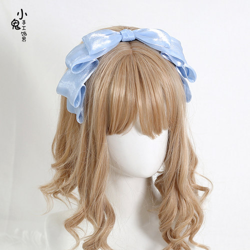 日系人鱼姬日常优雅蝴蝶结头箍