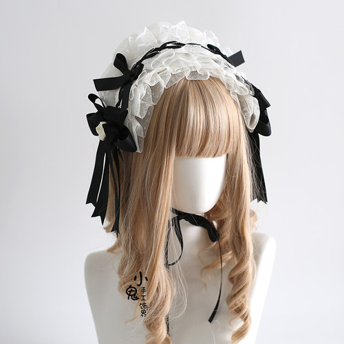 优雅古早风KC发饰DOLL感发箍